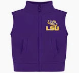 LSU Fleece Vest