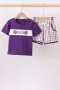 LSU Geaux Short Set