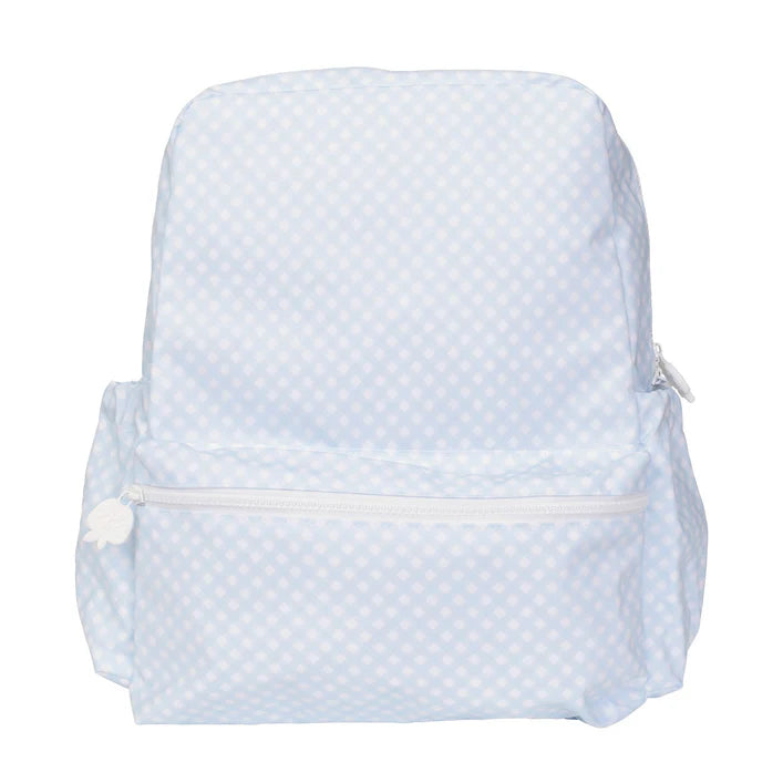 Blue Gingham Backpack