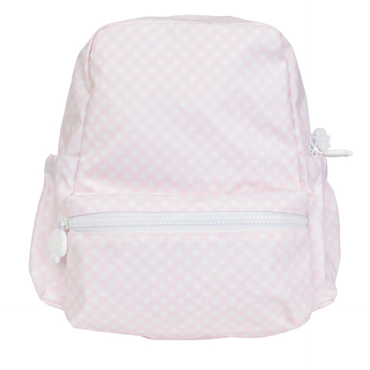 Pink Gingham Backpack