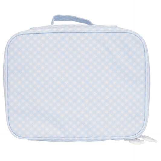 Blue Gingham Lunch Box