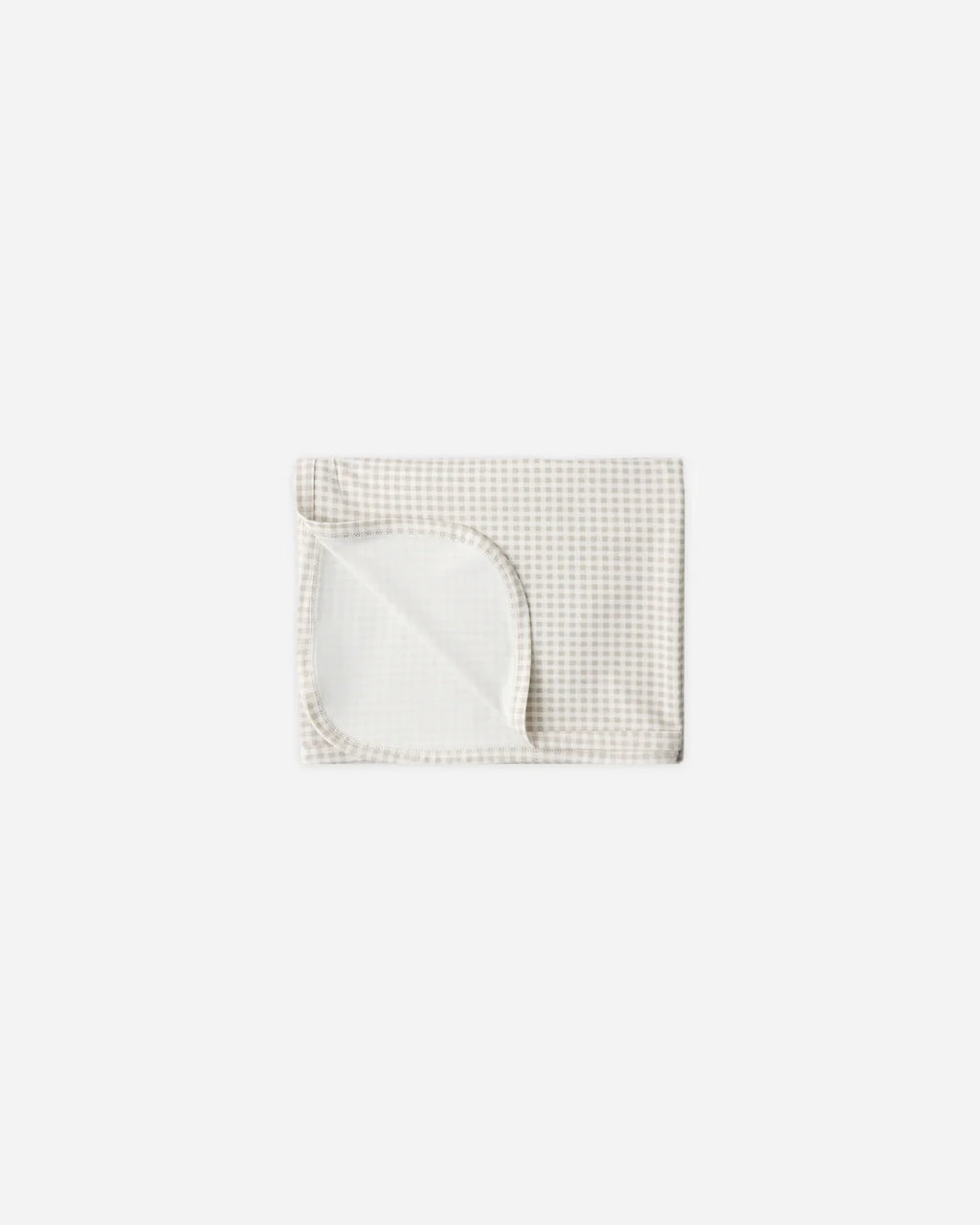Oat Gingham Swaddle