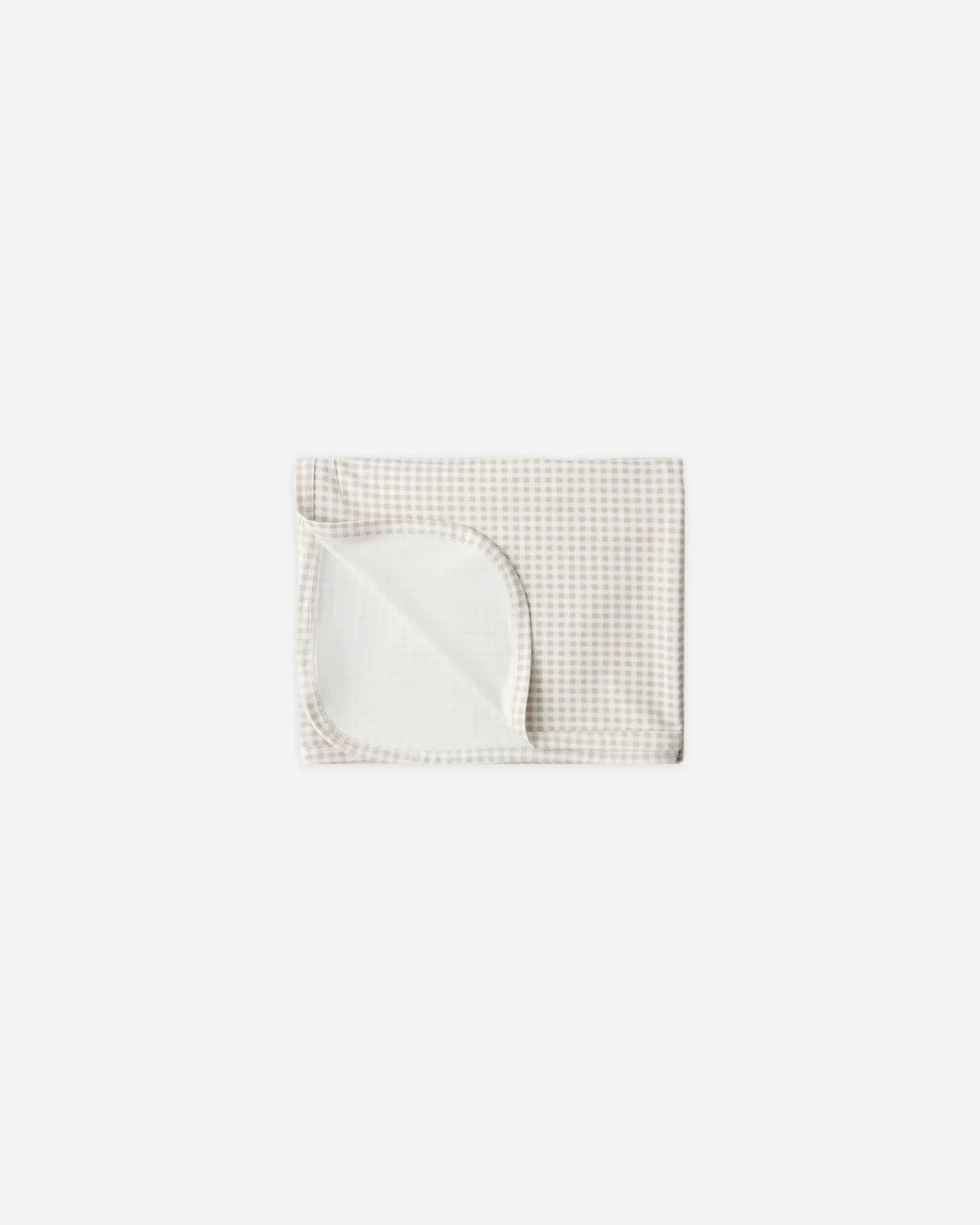 Oat Gingham Swaddle