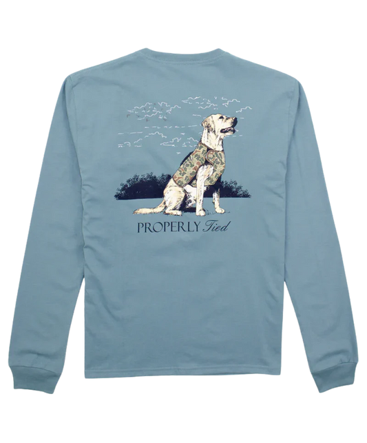Boys Good Boy LS Steel Blue