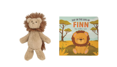 Day In The Life Of Finn The Lion Book & Plush