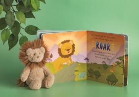 Day In The Life Of Finn The Lion Book & Plush