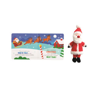 Santa Book With Plush