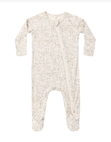 BLOOM BAMBOO ZIP FOOTIE