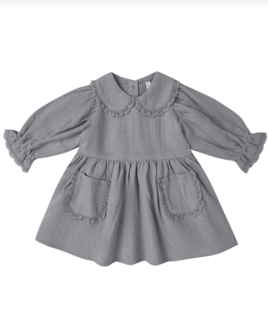MARISOL BABY DRESS SLATE