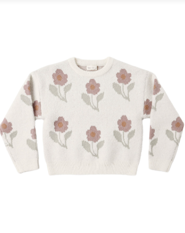 ASPEN SWEATER IVORY FLOWER