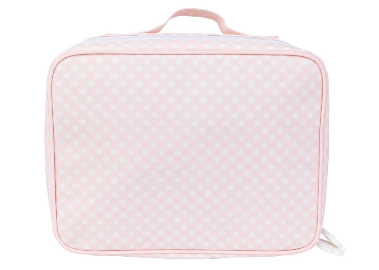 Pink Gingham Lunch Box