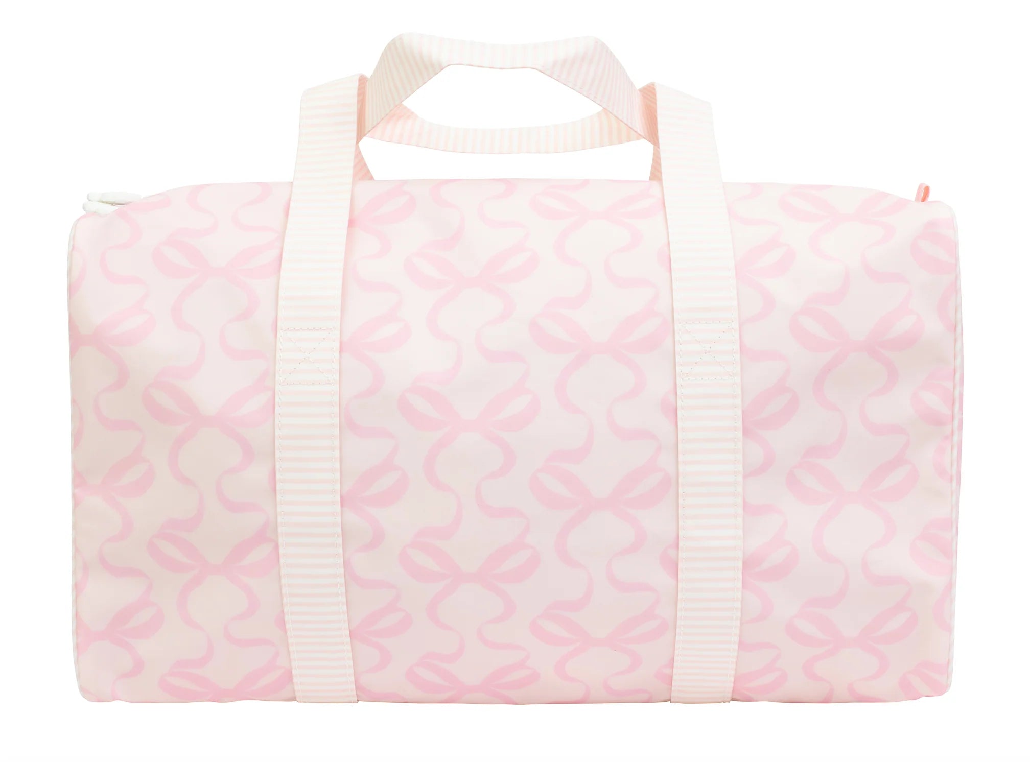 Pastel Bows Pink Duffle Bag