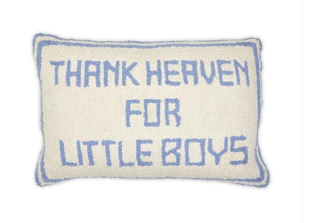 Thank Heaven For Little Boys Pillow