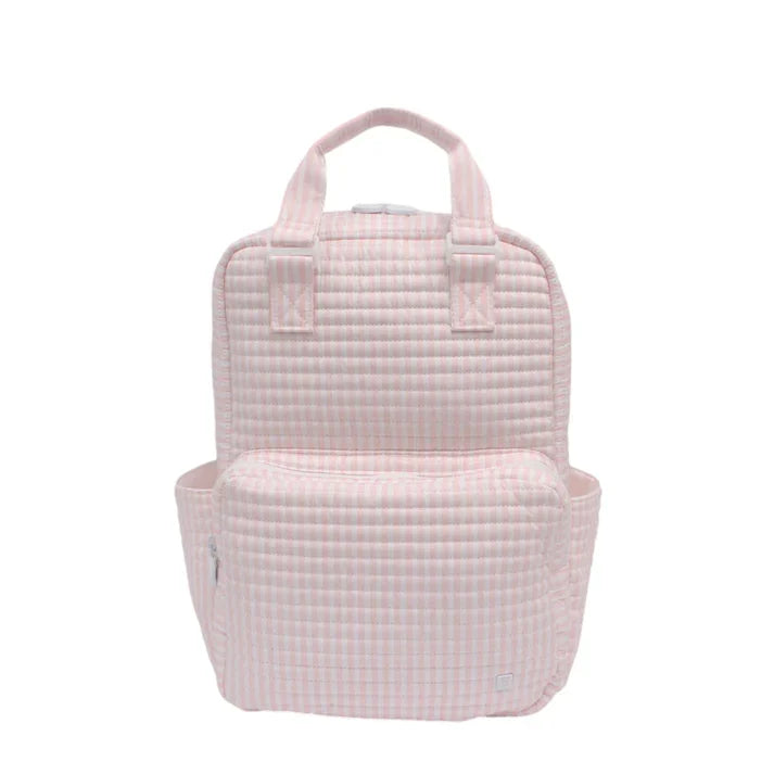 All You Need Quilted Pimlico Pink Stripe Back Pack