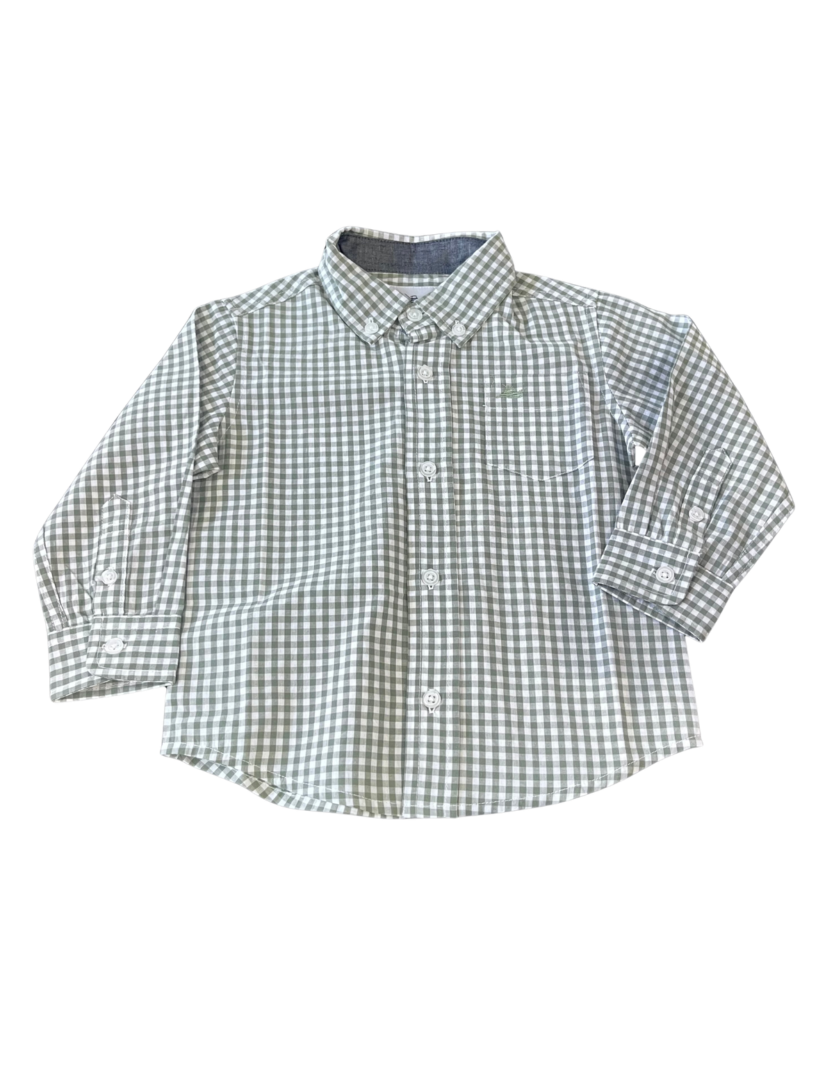 Green Plaid Dress Shirt