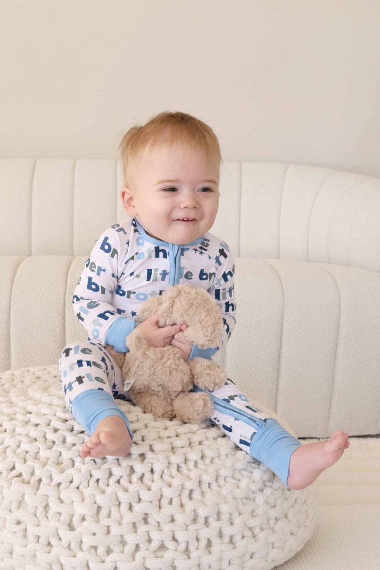 Little Brother Convertible Bamboo Zip Romper