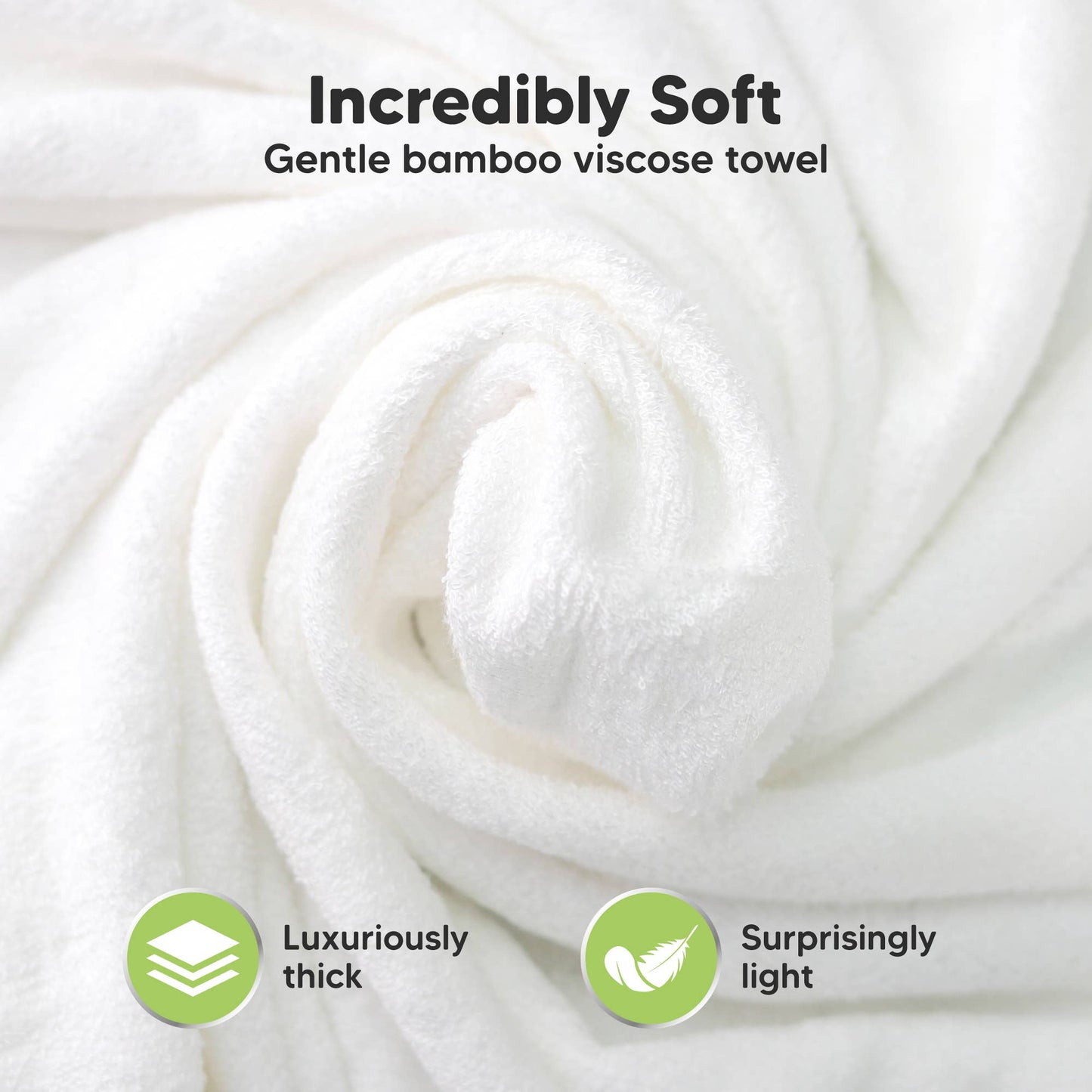 KeaBabies Cuddle Baby Hooded Towel
