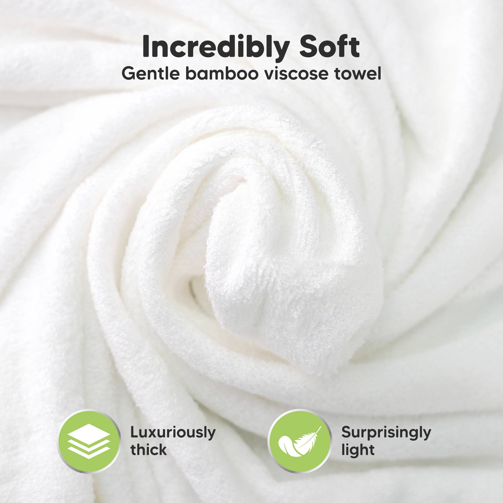 KeaBabies Cuddle Baby Hooded Towel