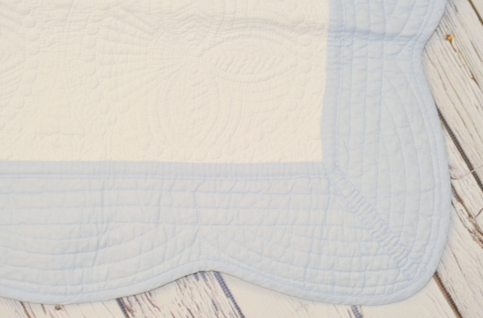 Heirloom Quilt - Baby Quilt Blanket Monogram