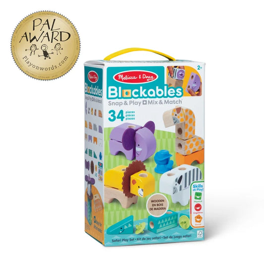 Blockables Safari Play Set