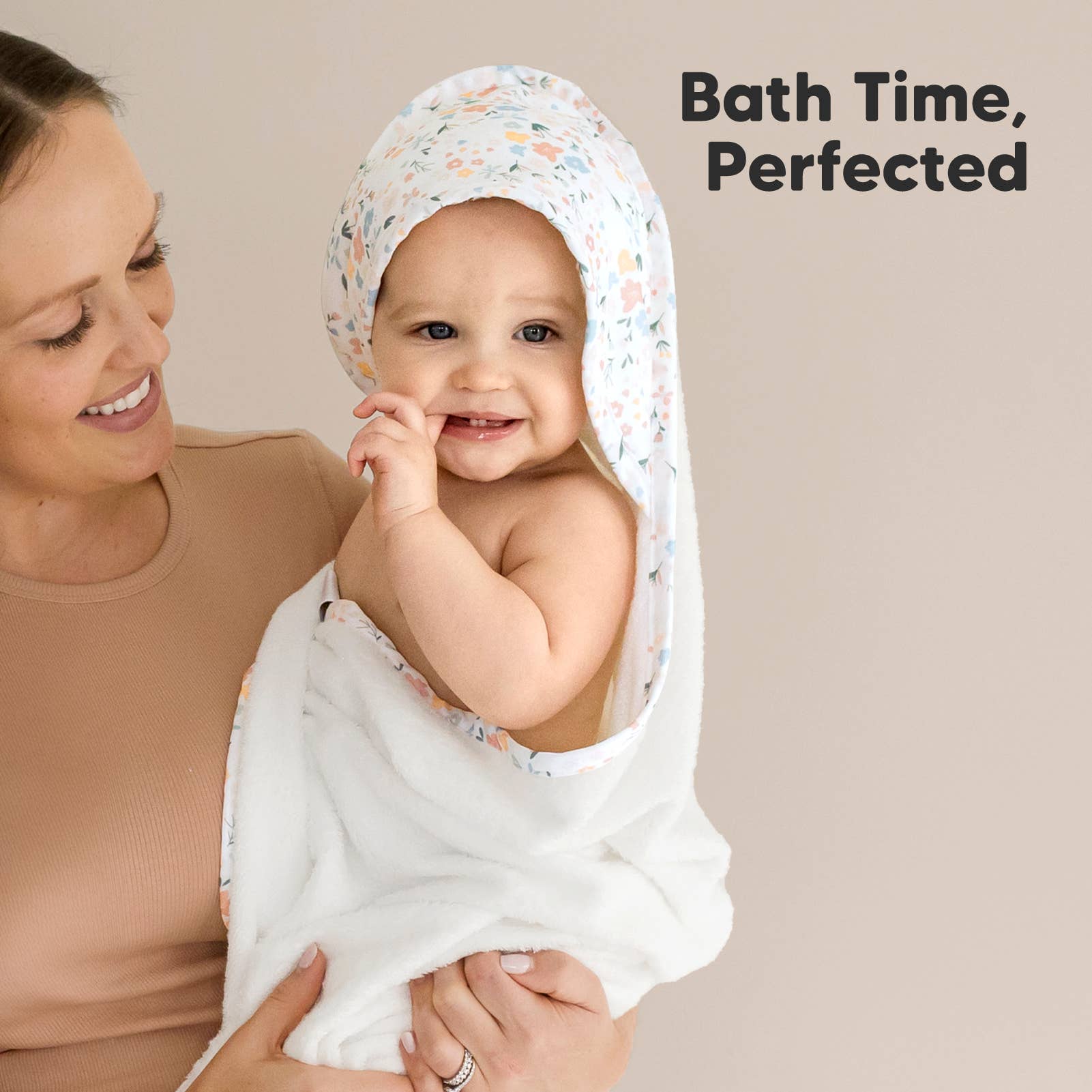 KeaBabies Luxe Baby Hooded Towel