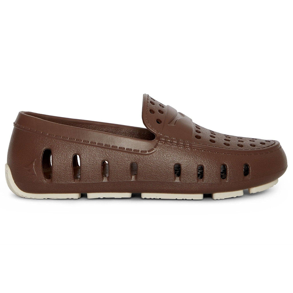 FLOAFERS-KIDS PRODIGY DRIVER DRIFTWOOD BROWN/COCONUT