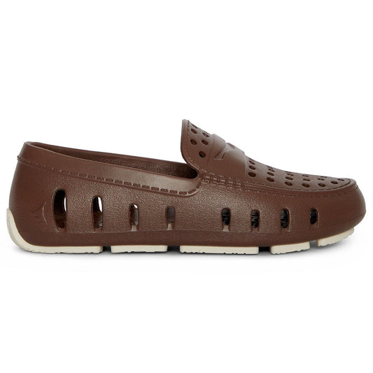 FLOAFERS-KIDS PRODIGY DRIVER DRIFTWOOD BROWN/COCONUT