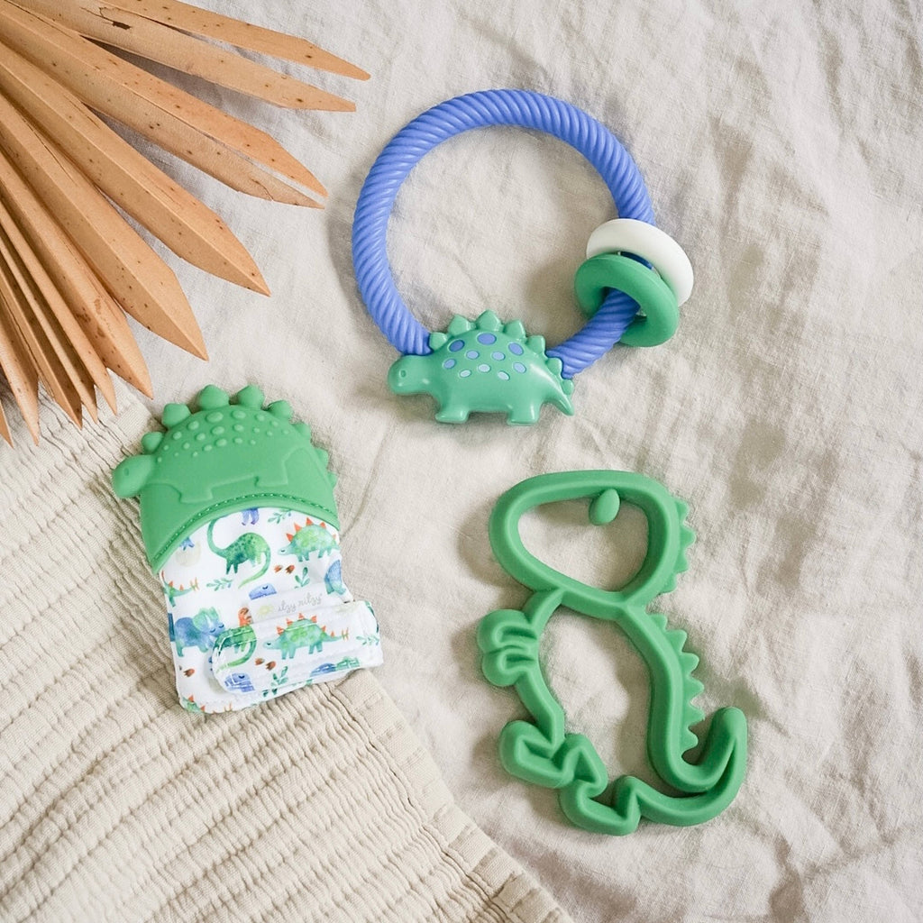 *NEW OPTIONS* Itzy Mitt™ Silicone Teething Mitts: Cactus