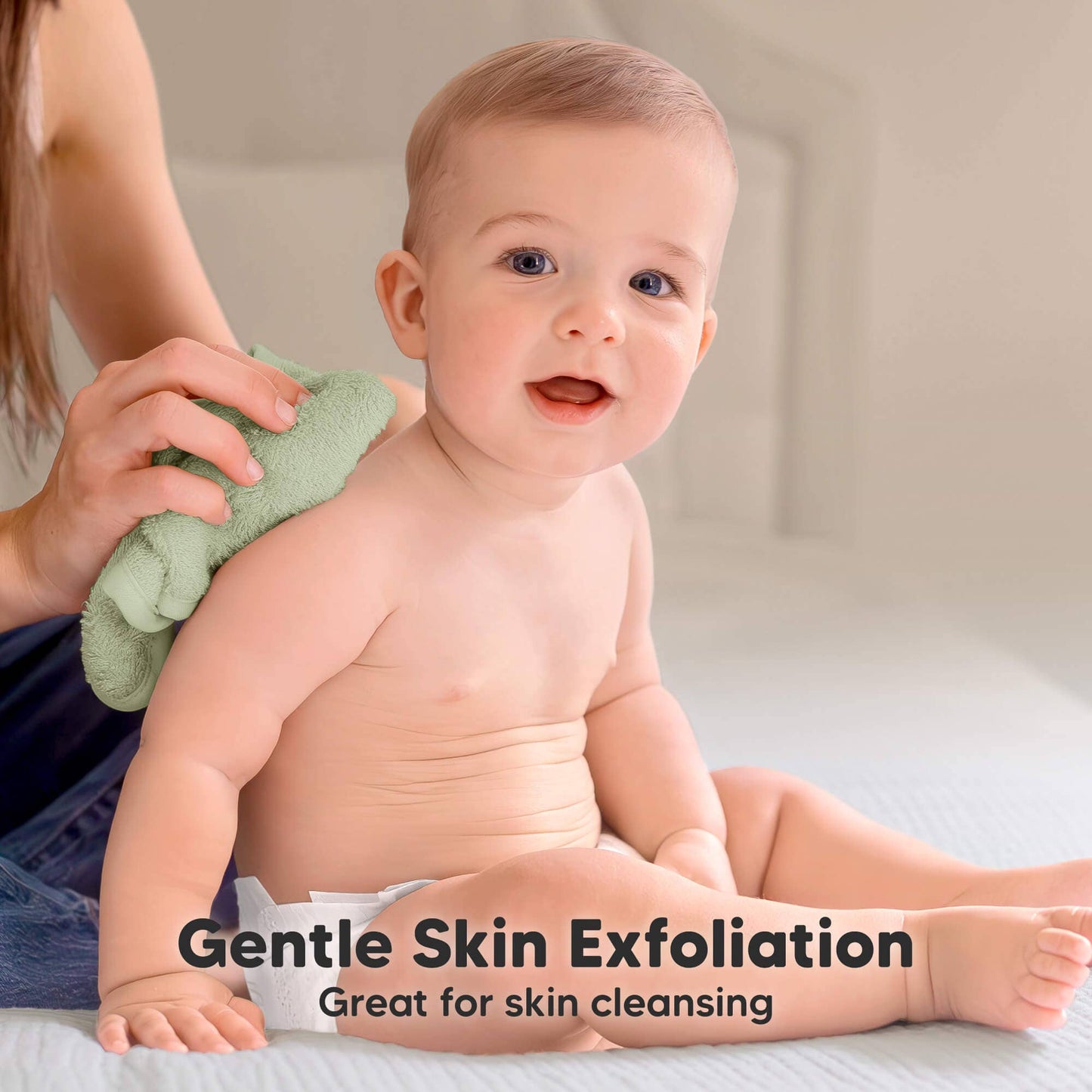 Greens Baby Wash Cloths