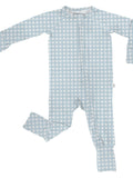 Blue Gingham Convertible Zip Romper