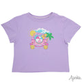 Beach Girl Lavender Ringer Boxy Tee