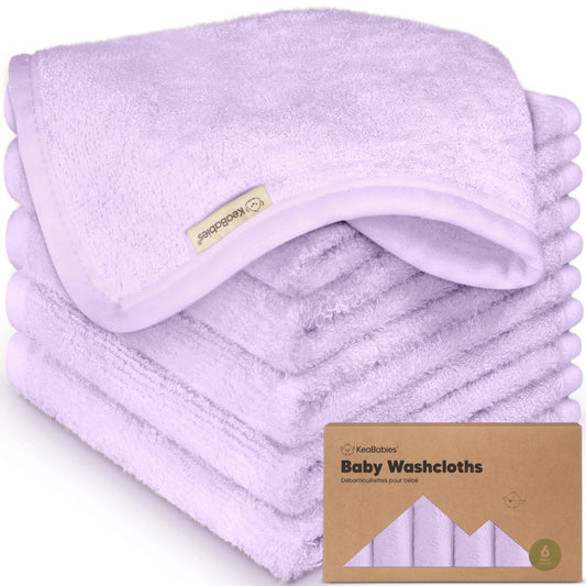 Purple Baby Wash Cloths