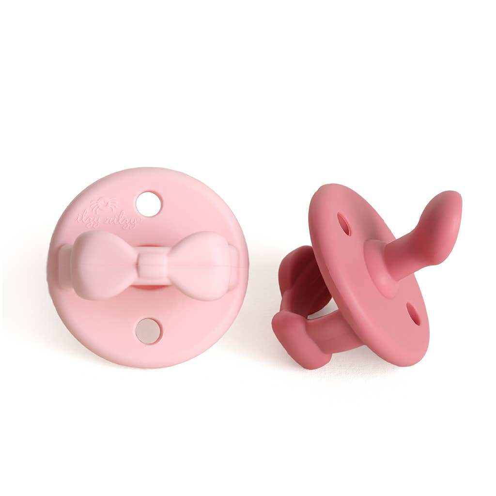 Sweetie Soother™ Orthodontic Pacifier Sets: Pink / 0-6 Months
