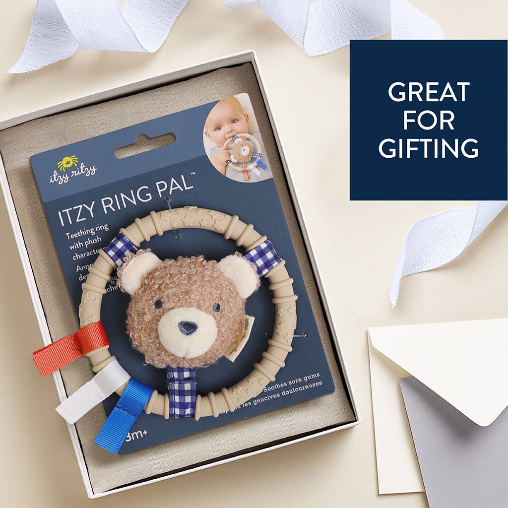*NEW* Itzy Ring Pal™ - Teething Ring with Plush Character