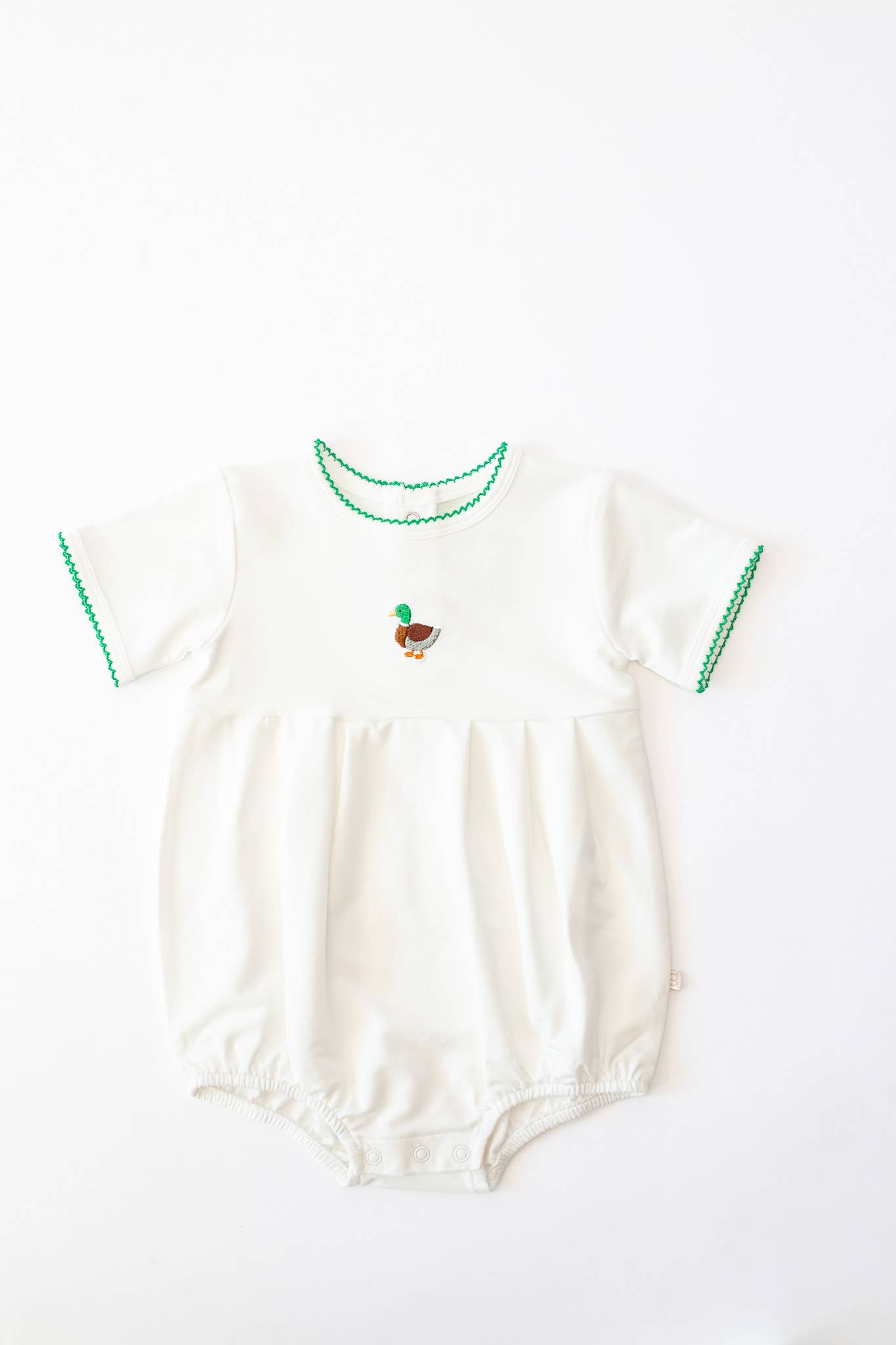 Pip Embroidered Bubble -Mallard Duck