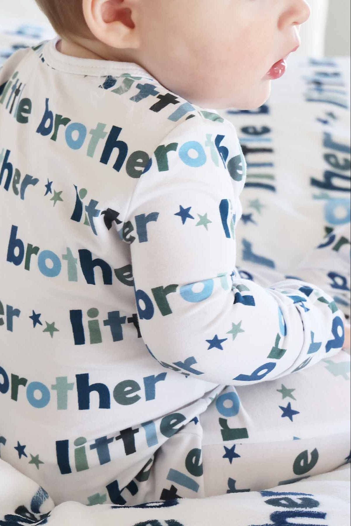 Little Brother Zipper Footie