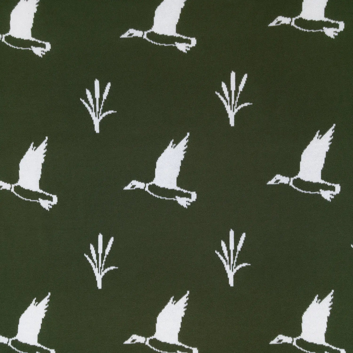 Mallard Duck Jacquard Baby Blanket
