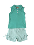 Green Celeste Short Set