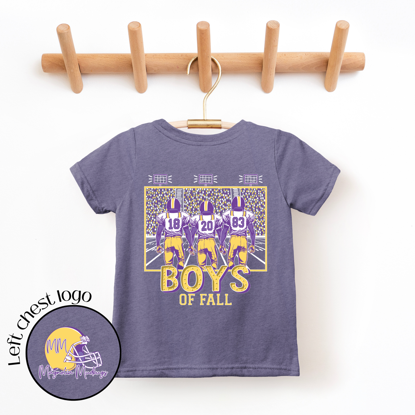Boys of Fall Kid's Football Tee