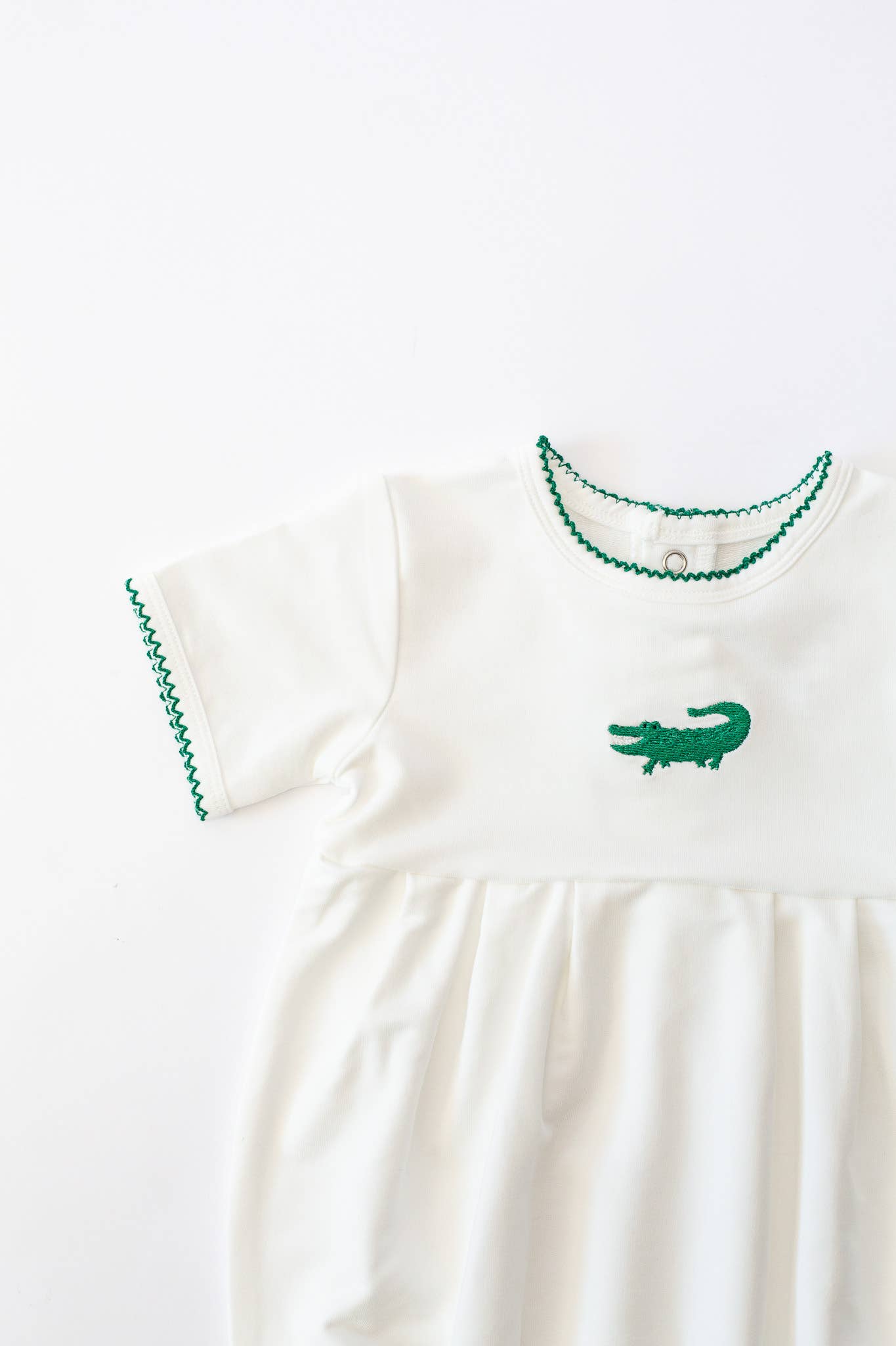 Pip Embroidered Bubble -Alligator