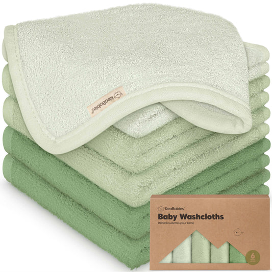 Greens Baby Wash Cloths
