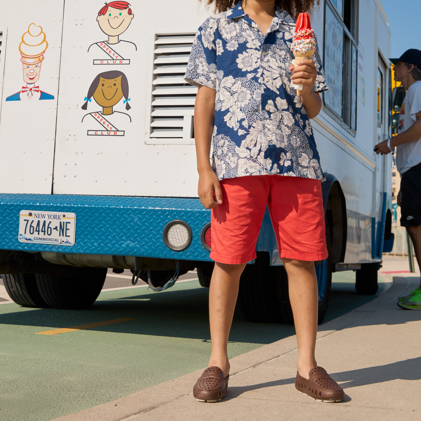 FLOAFERS-KIDS PRODIGY DRIVER DRIFTWOOD BROWN/COCONUT