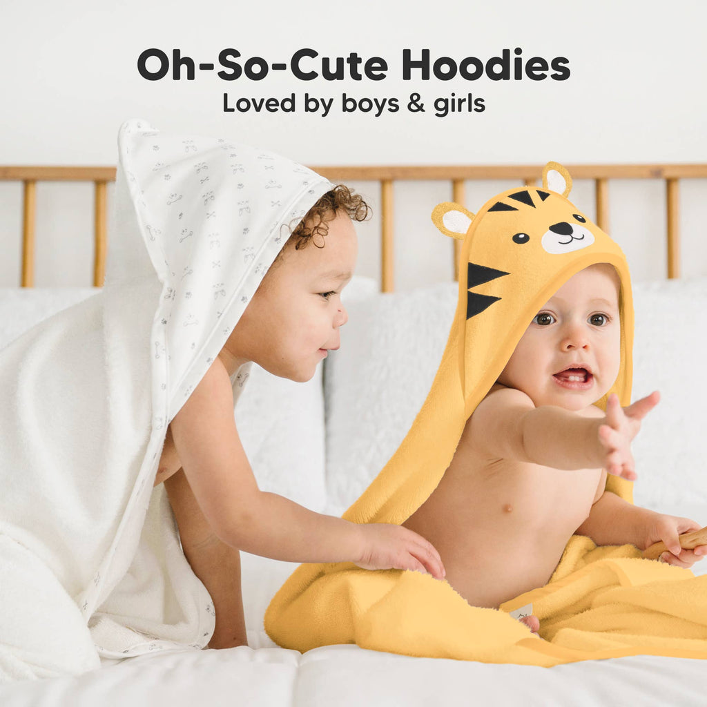 KeaBabies Cuddle Baby Hooded Towel