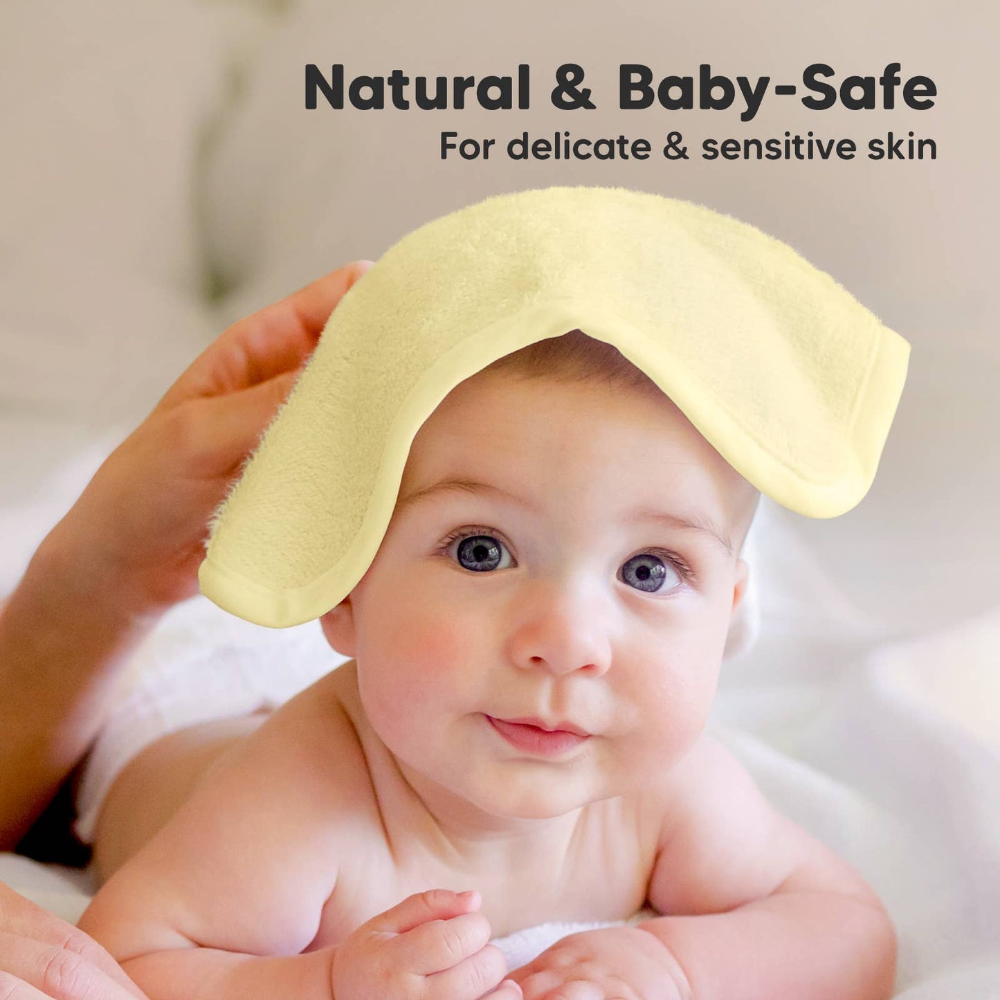 Yellow Baby Wash Cloths