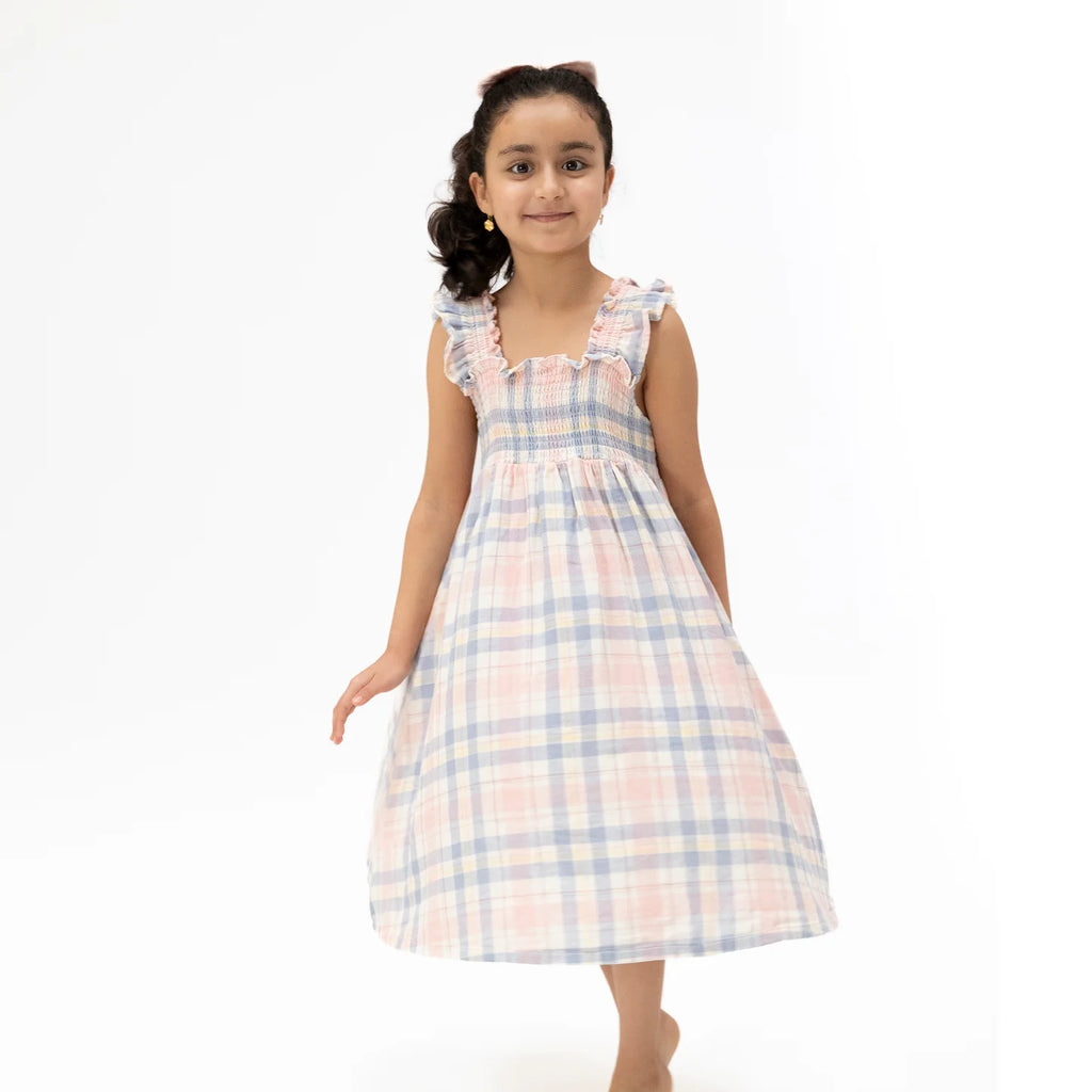 Dusty Plaid Sundress