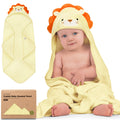 KeaBabies Cuddle Baby Hooded Towel- Lion