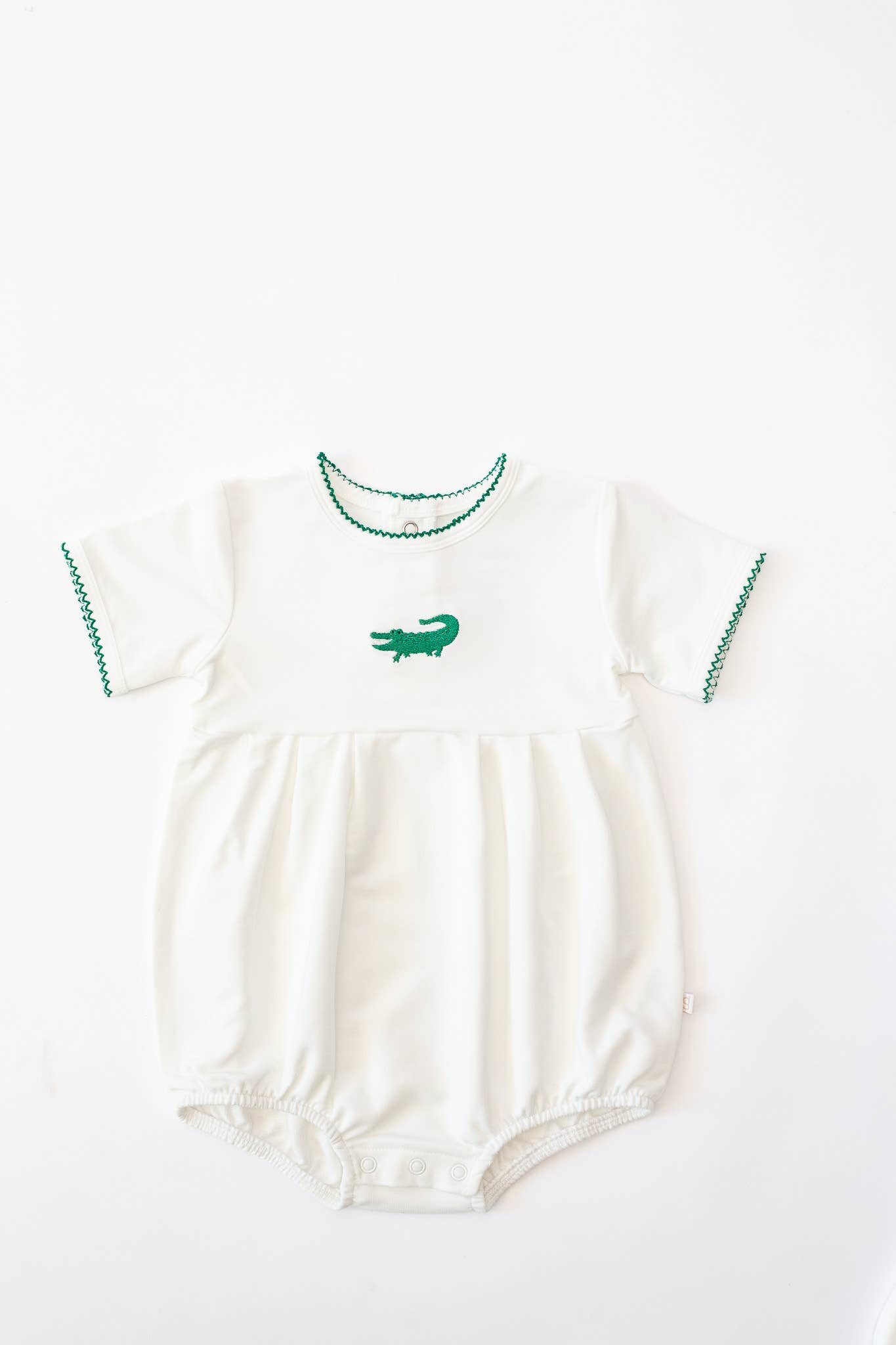 Pip Embroidered Bubble -Alligator