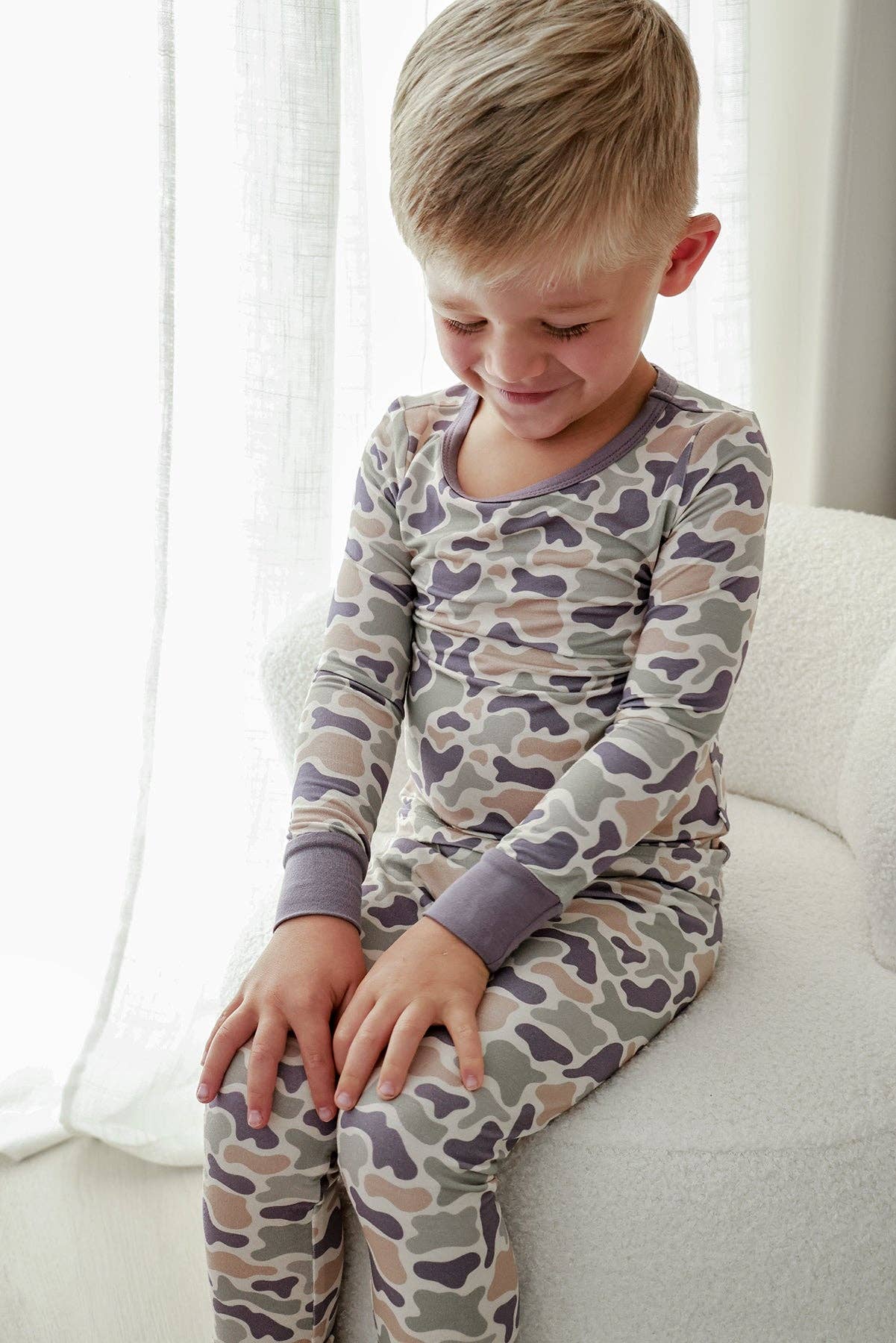 Two-Piece Bamboo Pajama Set | Camo Cutie