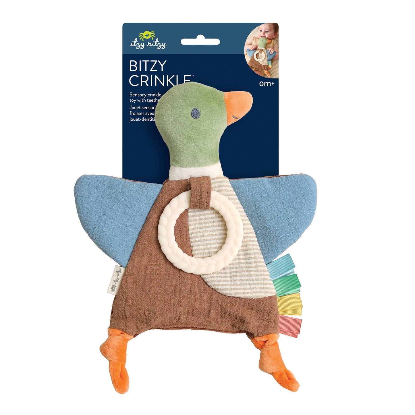 Mallard Duck Bitzy Crinkle™