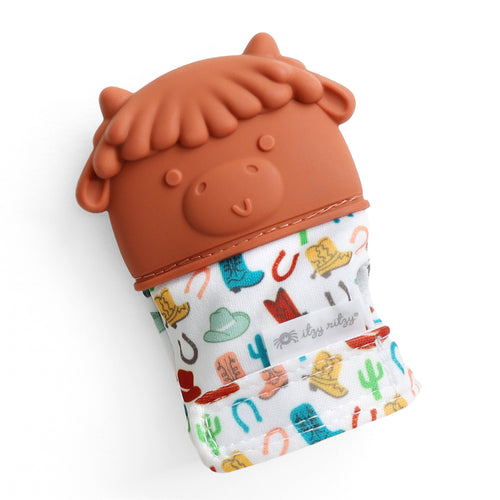 *NEW OPTIONS* Itzy Mitt™ Silicone Teething Mitts: Fox